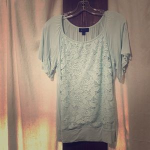 Cute lace front shirt